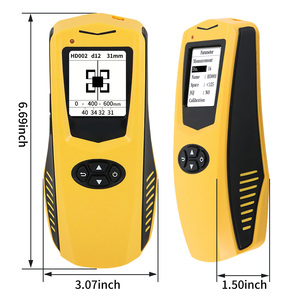 גלאי מתכות תעשייתי לבדיקות לא הרסניות של עובי שכבת בטון, מזהה מוטות חיזוק בגודל 8 ס\"מ - Product Image 2