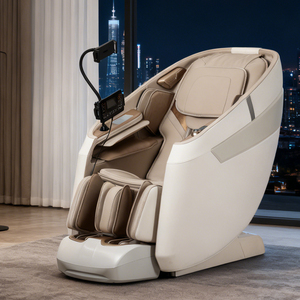 Silla de Masaje Eléctrica de Gravedad Cero 4D de Lujo con Calefacción, Estilo Tailandés, para Todo el Cuerpo, Venta al por Mayor de Fábrica - Product Image 1
