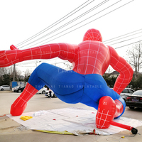 Personnage gonflable de dessin animé gonflable Spiderman Modèles gonflables d'homme-araignée pour événements pour la décoration pour la publicité