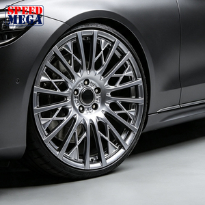 Speed Mega Mesh Design Lightweight Alloy <b>Wheels</b> 10 20 <b>Spoke</b> Polished Silver Car Rims Luxury SUV Performance Style - Product Image 3