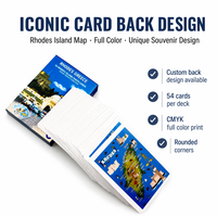 Cartes à Jouer Personnalisées Keji RH-GR Rhodes Grèce Écologiques Durables pour la Famille OEM/ODM 54 Cartes Designs Personnalisés Boîte en Papier