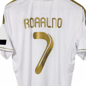 Camiseta de Fútbol 2627 BarcelonaES Yamal, Uniforme Retro Autografiado por Ronaldo MadridES, Chándal para Hombre - Product Image 6