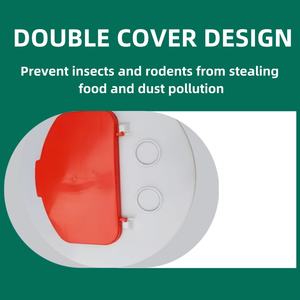 60 किलो 80 किलो 100 किलो स्वचालित प्लास्टिक सुअर के लिए भारी क्षमता सूखी और गीले खाद्य पदार्थ सूअर के लिए - Product Image 6