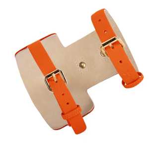 Stylish Handmade Genuine Leather <b>Dog</b> <b>Harness</b> Cute Small <b>Dogs</b>| High End Quality Gifts for <b>Puppy</b> Boys and Girls Pets - Orange - Product Image 2