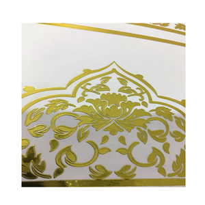 Lámina de estampado en caliente dorada para serigrafía tobogán de agua en botella de vidrio 60cm * 120m - Product Image 2
