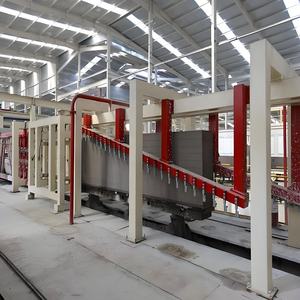 Grünes Material 1000 m3 Autoklav ierter Porenbeton Leichte Ziegel Weiße Blöcke und Platten herstellungs maschine Aac Gas <span class=keywords><strong>Block</strong></span> Anlage - Product Image 1