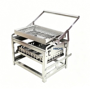 Parrilla <span class=keywords><strong>Argentina</strong></span> Estilo Santa María, Altura Ajustable, Acero Inoxidable, Parrilla Gaucho - Product Image 1