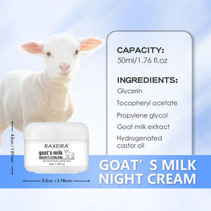 Crème <span class=keywords><strong>Visage</strong></span> <span class=keywords><strong>au</strong></span> <span class=keywords><strong>Lait</strong></span> <span class=keywords><strong>de</strong></span> Chèvre Bio Hydratante et Éclaircissante pour la Nuit 50ml – Vente en Gros, Meilleure Vente, Cosmétiques <span class=keywords><strong>de</strong></span> <span class=keywords><strong>Soin</strong></span> <span class=keywords><strong>de</strong></span> la Peau - Product Image 6