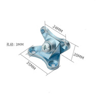 Support d'armoire de cuisine en alliage de zinc support d'angle papillon connecteur d'angle en bois