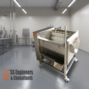 New PLC-Controlled <b>Ginger</b> Paste Washing Peeling and Grinding Machine for Manufacturing Plant - Product Image 3