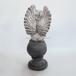 17.3 ngoài trời Vườn trang trí Thiên thần tượng Patio trang trí nội thất CUPID điêu khắc nhựa thủ công mỹ nghệ thiên thần vườn tượng cho tinh thần Quà Tặng - Product Image 4