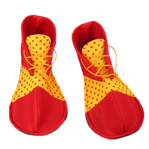Scarpe <span class=keywords><strong>da</strong></span> Clown in poliestere per adulti in vendita <span class=keywords><strong>accessori</strong></span> per Costume <span class=keywords><strong>da</strong></span> Clown - Product Image 2