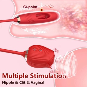 Gül Hollow dokunarak vibratör kadın emme vibratör eğlenceli yumurta vibratör yetişkin seks oyuncak - Product Image 2