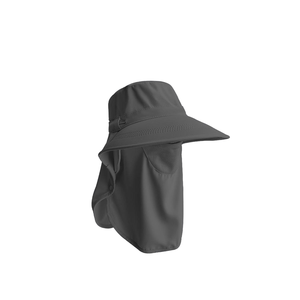 UV Protection Bucket <b>Hat</b> with Neck Flap Mask Large Brim Breathable Mesh for Outdoor <b>Summer</b> Use Female Casual Style - Product Image 2