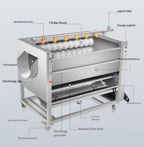 Máy rửa rau quả tự động thương mại cho khoai tây gừng khoai lang củ sen làm sạch và lột - Product Image 3