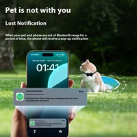 Localisateur GPS pour animaux de compagnie, système de suivi anti-perte, cartes SIM 2G, étanche IP67, compatible iOS, mini application intelligente