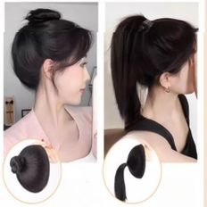 Muelles de pelo voluminosos para mujer para fiestas Coletas con mayor volumen de cabello - Product Image 1