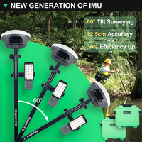 Ensemble récepteur GNSS E1 avec IMU, équipement de topographie GPS RTK, précision centimétrique, base et rover RTK