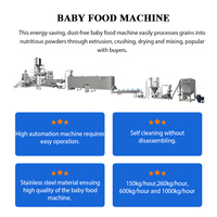 Machine à préparer les aliments pour bébés en promotion : Ligne de production de poudre nutritionnelle, extrudeuse de porridge instantané pour bébés