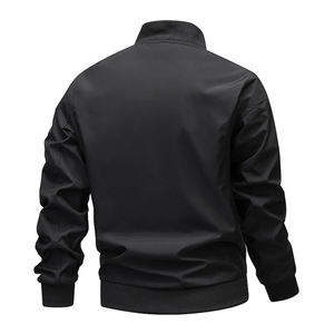 American fashion brand stand-up collar <b>pilot</b> <b>jacket</b> loose casual baseball uniform coat plus velvet coat Joker windproof comfort - Product Image 6