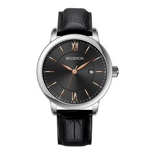 Hot Sale Luxury <b>Men</b> Genuine Leather Band Wrist <b>Watch</b> 316L Stainless Steel Waterproof Big Face <b>Watches</b> for Mem - Product Image 4