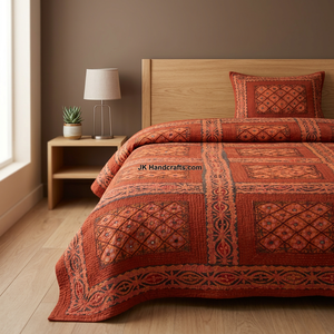 Ethnic Designer Embroidered <b>King</b> Size <b>Bed</b> <b>Spread</b>/Tapestry With - Product Image 4