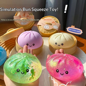 CS CS Hot Selling Mystery Dumpling Squishy the Viral Mystery Dumpling Squishy Bun <b>Squeeze</b> Toy Eva Material - Product Image 5