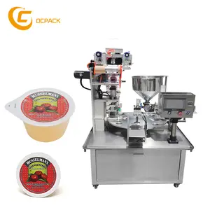 Hoge Nauwkeurigheid Roterende Yoghurt Verpakkingsmachine Saus Cup Vulmachine