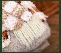 Figurines de table neutres en tricot (Élan, Gnome, Bonhomme de neige) pour Noël, l'hiver, la décoration de cheminée et de fête, et comme cadeau