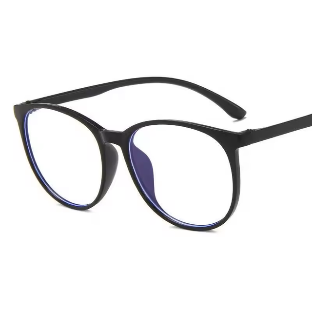 2024 Optical Frame Classic Computer Gaming Round Frames Anti Blue Light Blocking Glasses