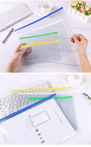 Organizador de bolsas de plástico con cierre de cremallera, carpeta de archivos de PVC, tamaño A3, <span class=keywords><strong>A4</strong></span>, A5, A6, B4, B5 - Product Image 4