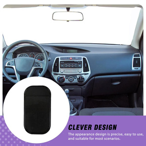 <b>Car</b> Dashboard Non Slip Mat Anti Slide Sticky Dash Pad Multifunctional Fixate Gripping Gel Pad for Radar Detector Cell Phone Keys - Product Image 2