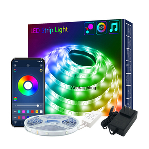 Tira de luces <span class=keywords><strong>LED</strong></span> con <span class=keywords><strong>WiFi</strong></span>, funciona con Alexa, Google Home, aplicación controlada, cambio de Color para habitación, dormitorio, cocina y hogar - Product Image 1