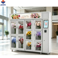 Distributeur automatique de bouquets de fleurs haut de gamme Winnsen, personnalisable en libre-service avec un retour sur investissement élevé