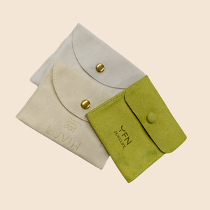 Sacchetto in Velluto Foderato in Flanella Anti-Appannamento per la <span class=keywords><strong>Protezione</strong></span> di Orecchini e Anelli in Argento Sterling - Product Image 5