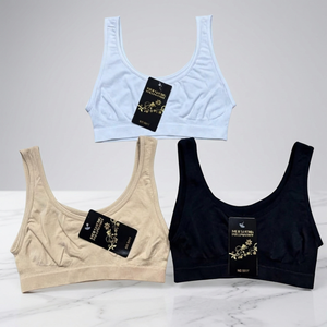 Soutien-gorge de sport et de yoga pour femme, sans couture, élastique, rembourré, effet push-up, sans armatures, sans bretelles, pour fitness et yoga - Product Image 3