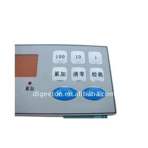 定制中国丝网印刷压花按钮发光二极管薄膜键盘开关，带金属圆顶