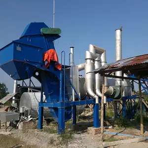 Planta mezcladora de asfalto de China, capacidad de 40 T/H, planta de asfalto de mezcla de tambor continuo portátil