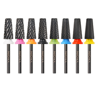 Brocas de Carburo de Tungsteno de Alta Calidad para Manicura Profesional, Cinco en Uno, para Manicura de Alta Precisión