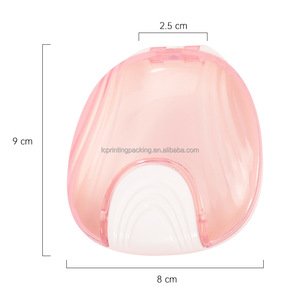 틀니 교정 보이지 않는 교정기 저장 상자 리테이너 케이스 프레스 오픈 치과 실험실 상자 - Product Image 3