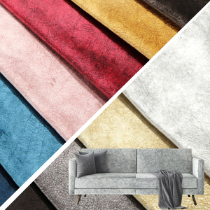 Bọc Vật liệu FDY/dty nhung mềm với TC nhung Polyester dệt vải in ấn sofa vải nhà sản xuất - Product Image 5