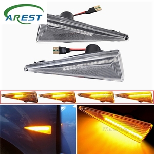 Indicador de <span class=keywords><strong>señal</strong></span> de giro <span class=keywords><strong>lateral</strong></span> para coche, luces LED dinámicas para Renault Megane MK2 CC Espace MK4 Scenic MK2 Wind Avantime Thalia 2 - Product Image 1