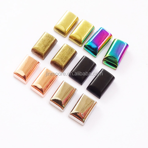 8 Màu Hoàn Thiện Khóa Kéo Kim Loại Đuôi Đuôi Clip Dừng Đầu Cắm Với Vít - Product Image 5