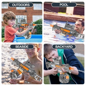 ปืนฉีดน้ำอัตโนมัติ KKNEW ขนาด 36 ซม. รุ่น <span class=keywords><strong>UMP45</strong></span> ปืนฉีดน้ำไฟฟ้า ดูดน้ำอัตโนมัติ ยิงต่อเนื่องได้ไกล 10 เมตร - Product Image 6