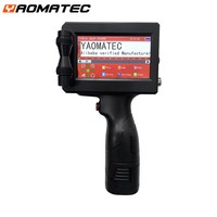 12.7MM 26 Langues QR Code à Barres Date Numéro Logo Portable Pas Cher De Poche En Ligne Imprimante À Jet D'encre Codage Par Lot Machine Pistolet D'impression