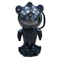 Projecteur de ciel étoilé Astronaute Lumière nocturne spatiale Musique Projecteur astronaute Lampe pour décoration de la maison