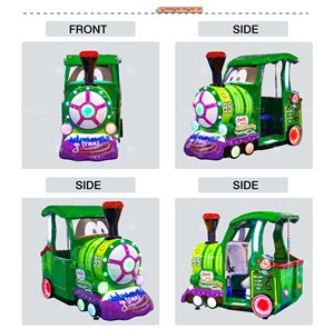 Achetez un train à manivelle pour enfants, jeu de conduite, machine à 3 places <span class=keywords><strong>en</strong></span> fibre de verre, centre de jeux familial intérieur, manèges à pièces pour enfants à vendre - Product Image 4