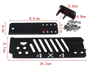 Pedal Izquierdo Ajustable de Metal para Jeep Wrangler JL Modelos 2018-2025, Piezas de Auto - Product Image 4