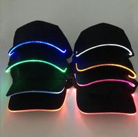 Gorras LED, Gorras de Béisbol Luminosas, Artículos de Fiesta Brillantes para Mujeres y Hombres, Decoraciones para Festivales, Clubes, Escenarios, Actuaciones de Hip-hop