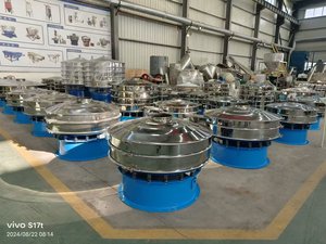 Thép không gỉ công nghiệp Vòng rung sifter thuốc lá bột sàng máy sắn bột rung tách màn hình - Product Image 3